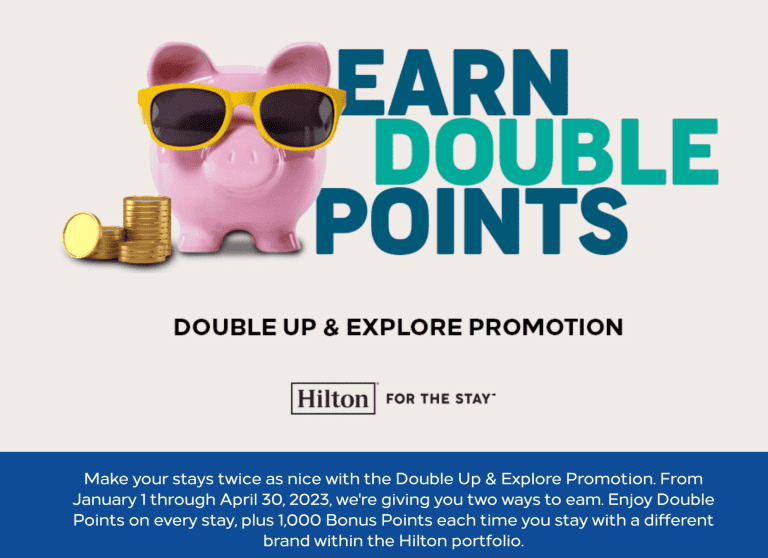 Hilton Honors: Double Up & Explore
